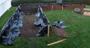 Lining Willow Raised Bed "Hurdles"